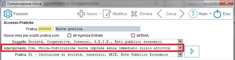 1.1 - Accesso pratiche
